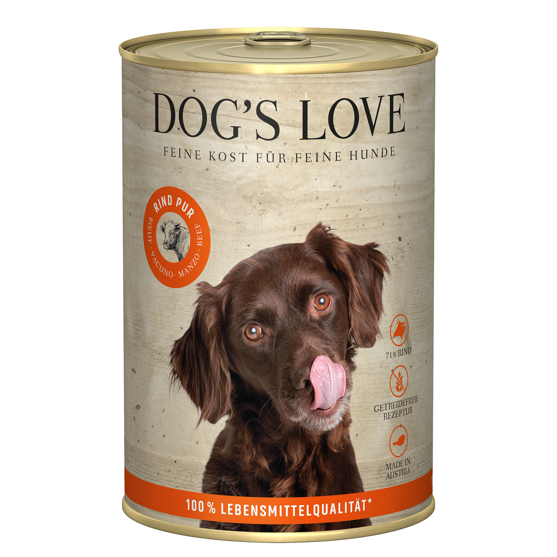 Dog‘s Love B.A.R.F. Rind Pure, 400g
