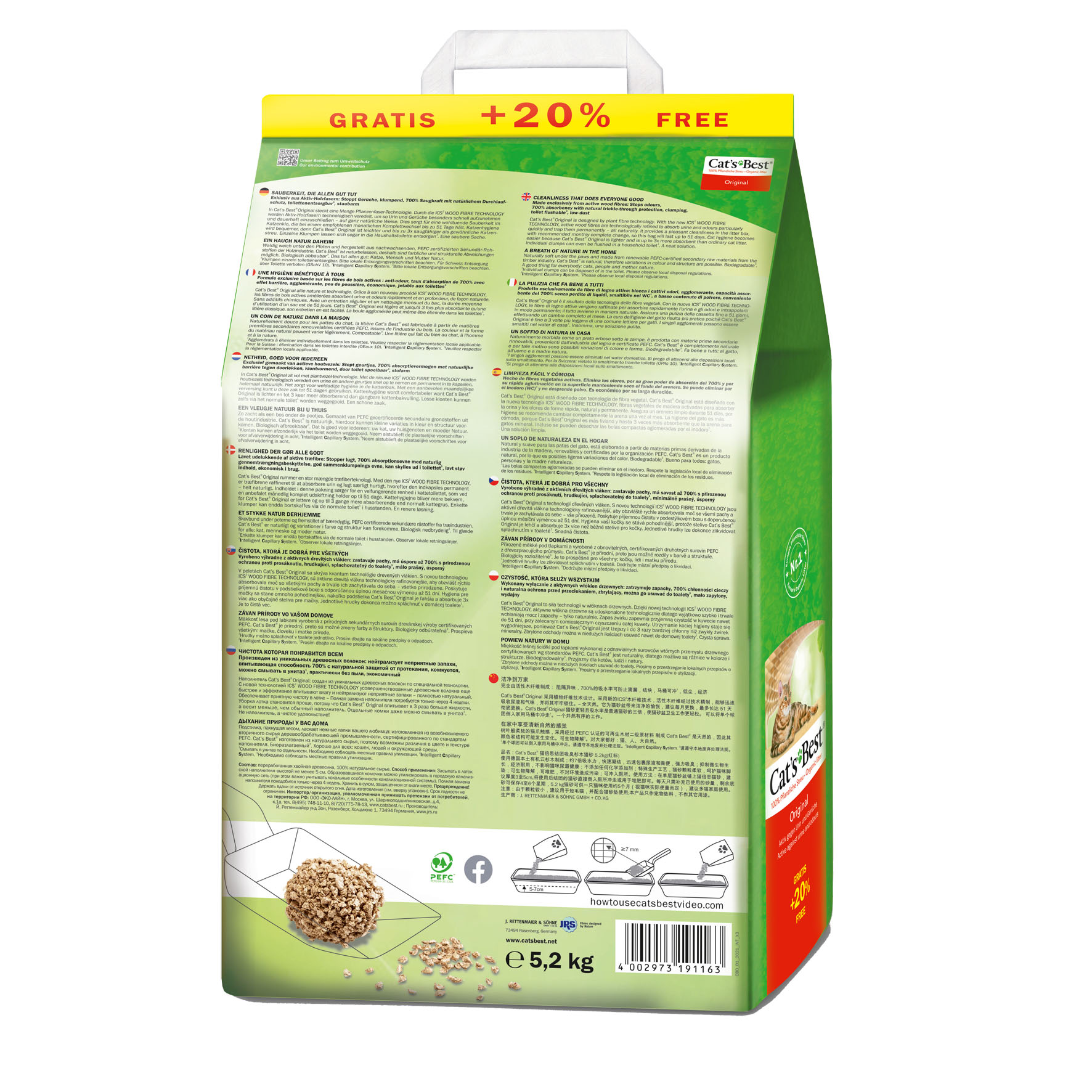 Cat’s Best Original, 12L