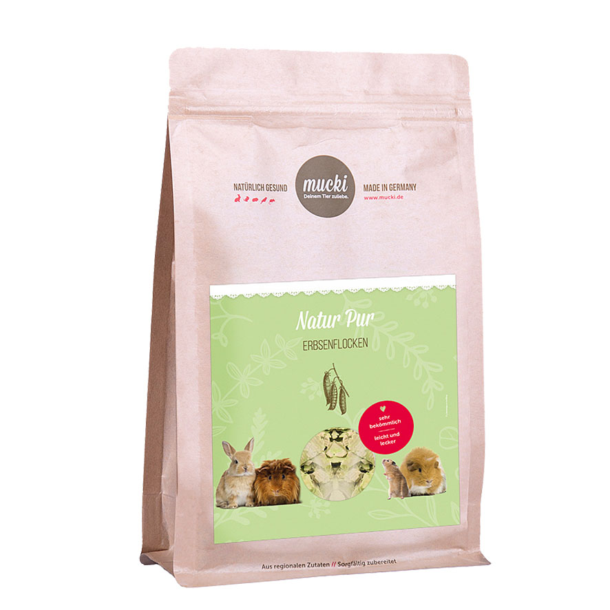 Mucki Natur Pur Erbsenflocken, 850g