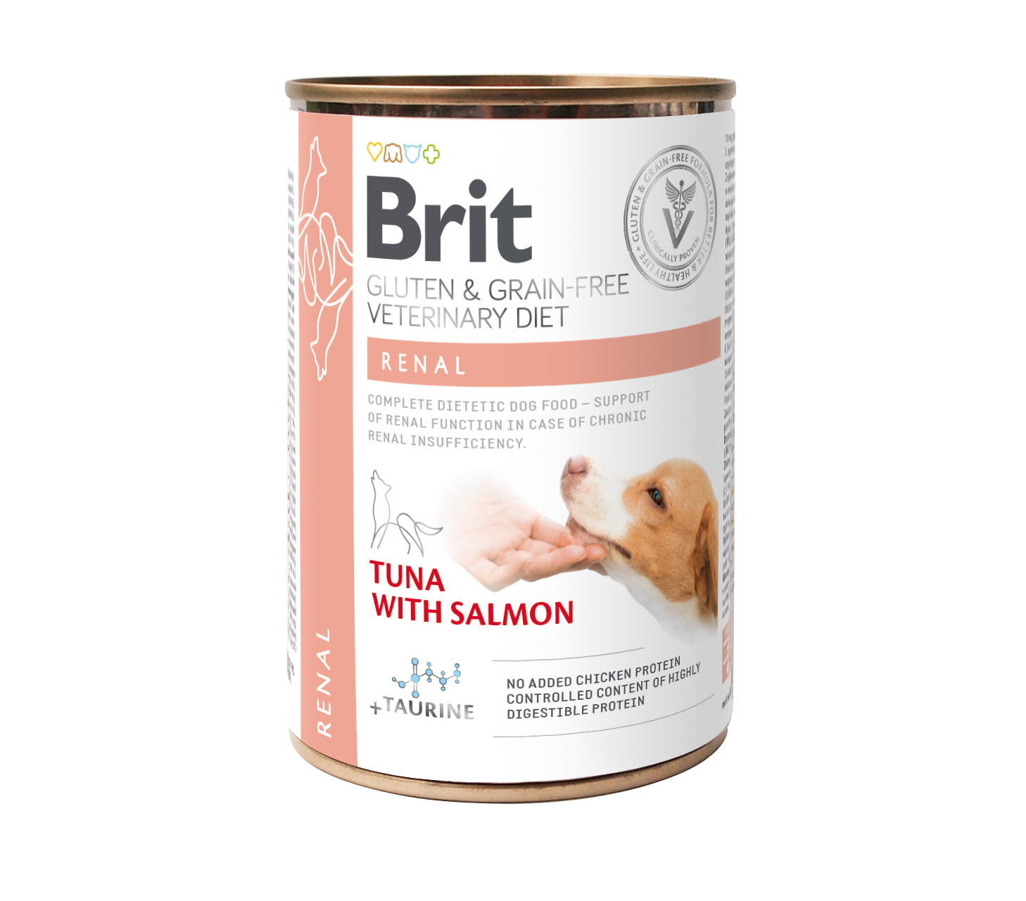 Brit Vet Diet Dog Diabetes – Agneau & Pois, aliments humides pour chiens, 400 g