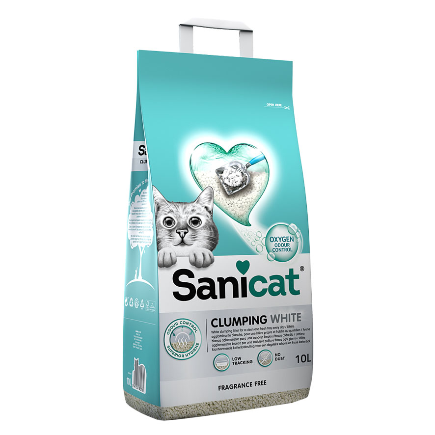 Sanicat Clumping White, neutral, 10L