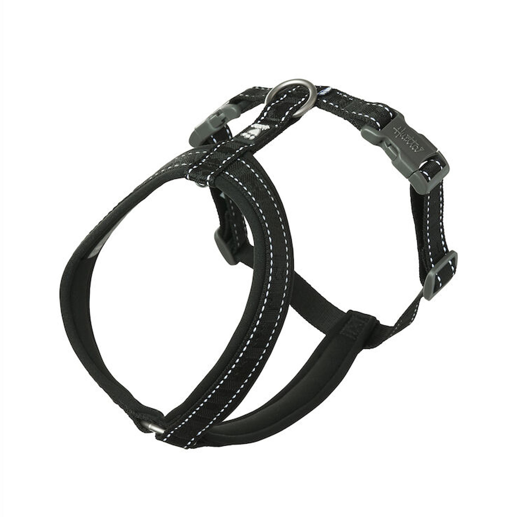 Hurtta Casual Y-Geschirr ECO, schwarz