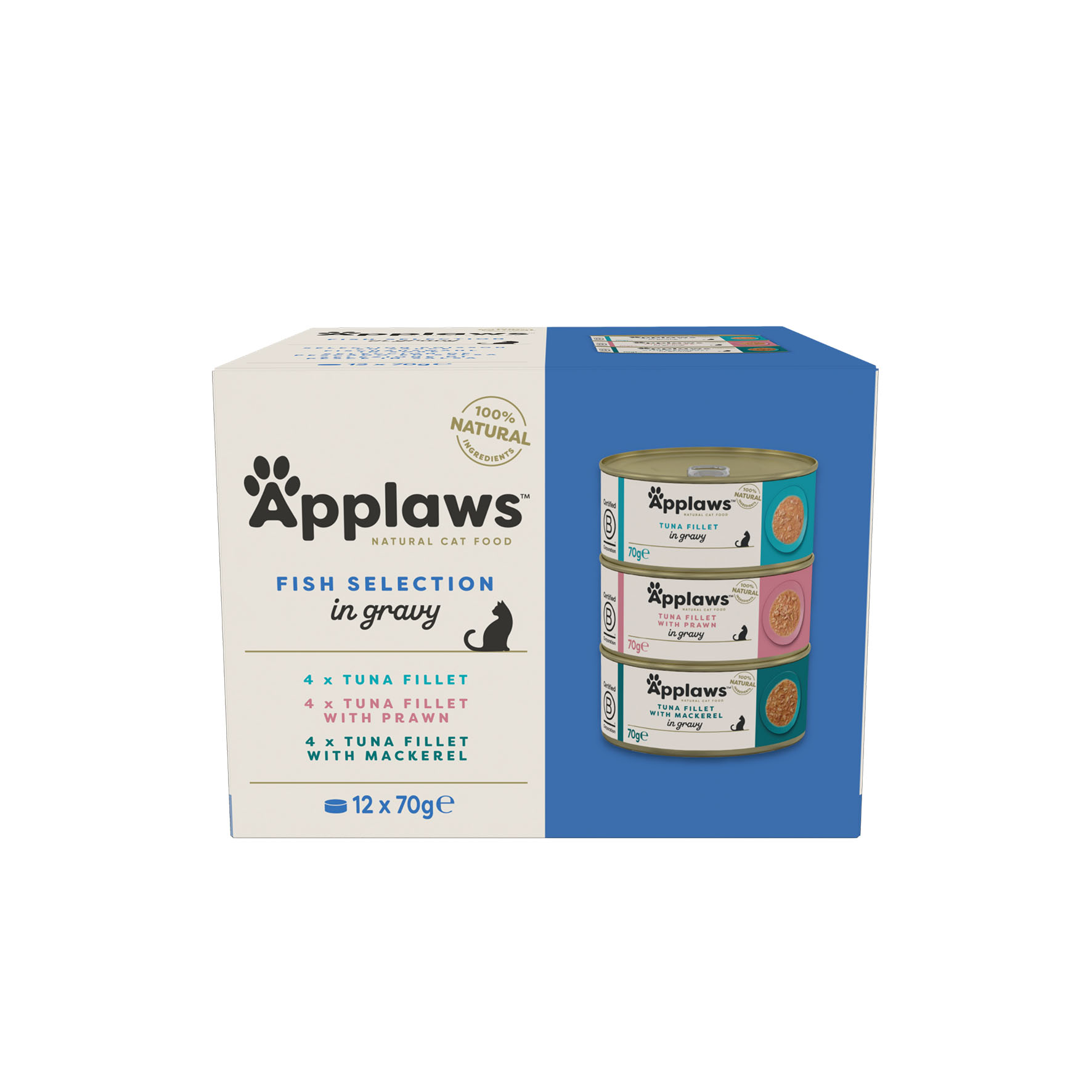 Applaws Fischauswahl-Multipack in Sauce, 12x70g