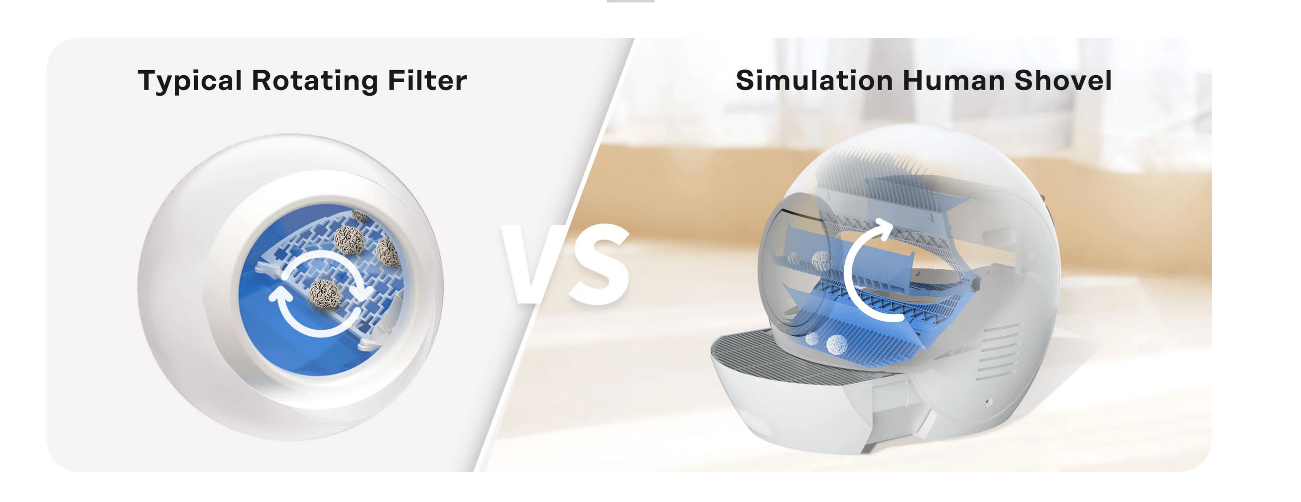 Selbstreinigende Katzenhaustoilette CLB1