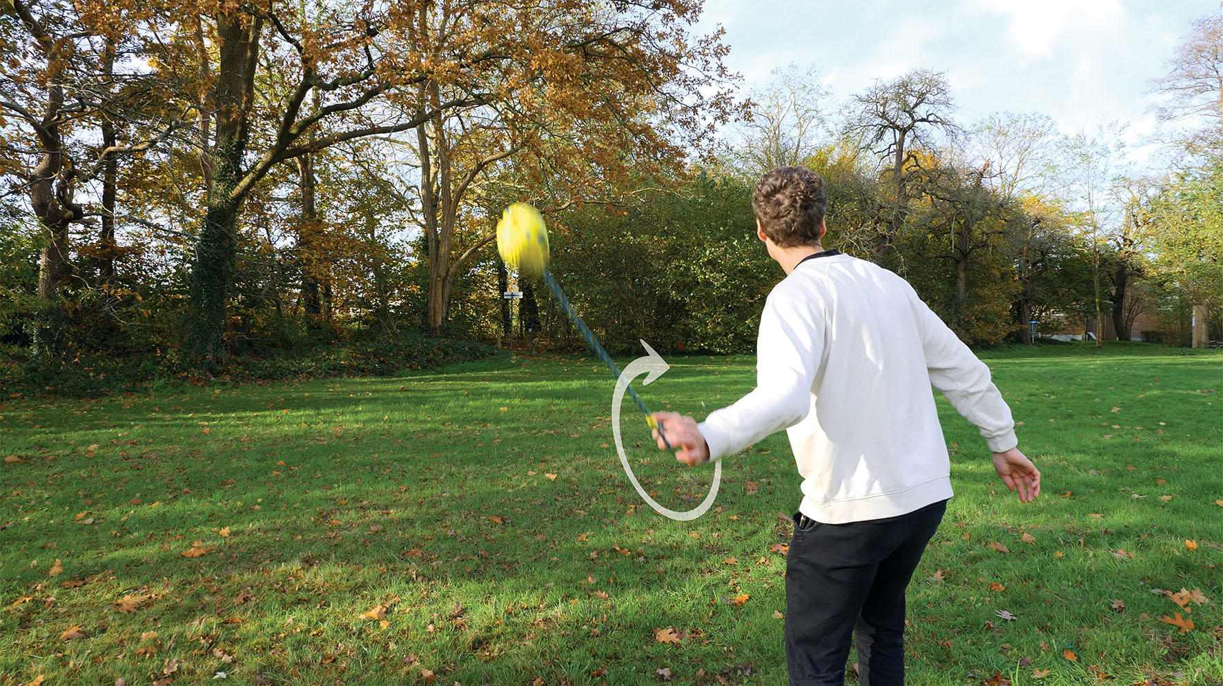 Zeus Nitro Slinger Ball, 9.4cm, gelb