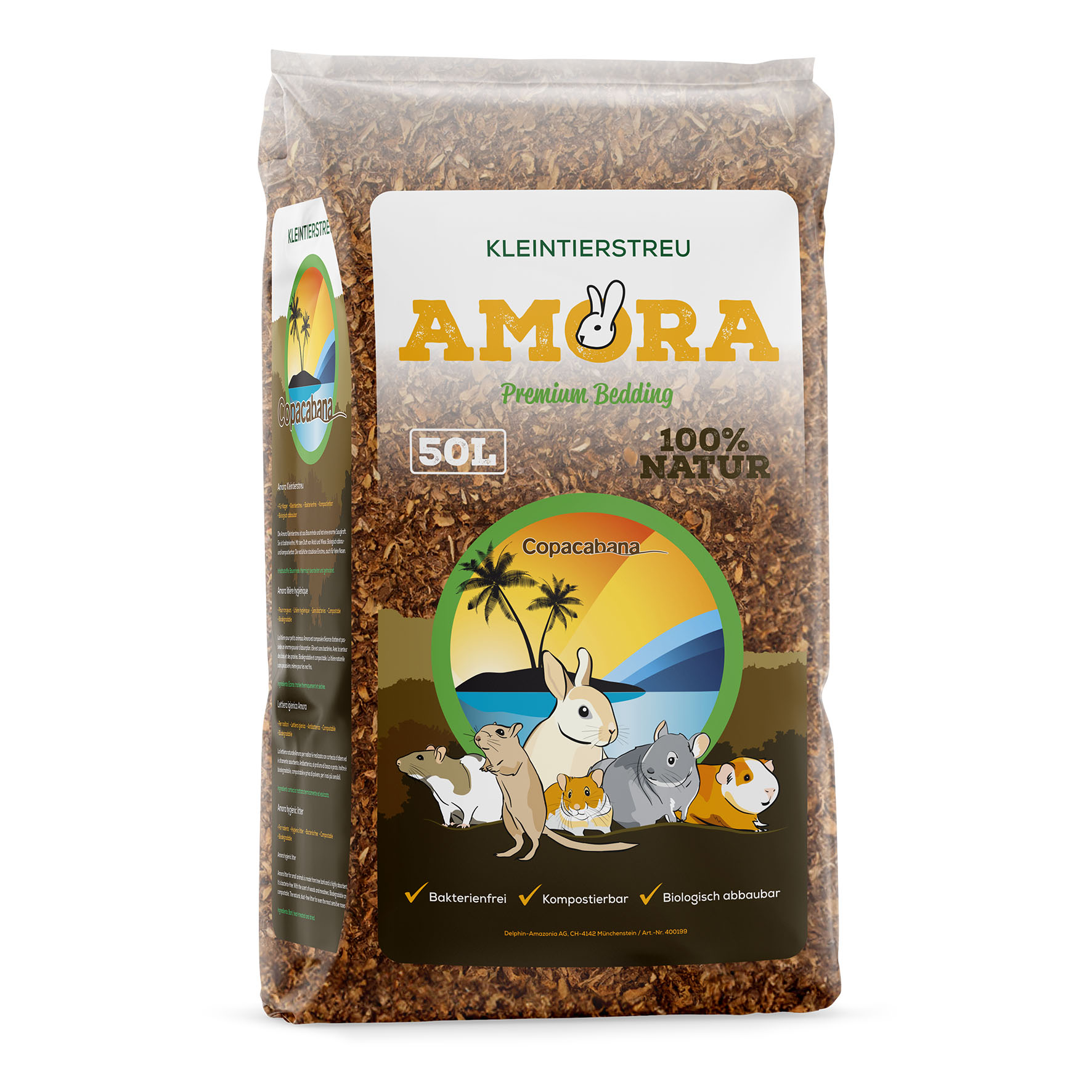 Copacabana Amora Kleintierstreu, 50l Copacabana Amora Kleintierstreu, 50l