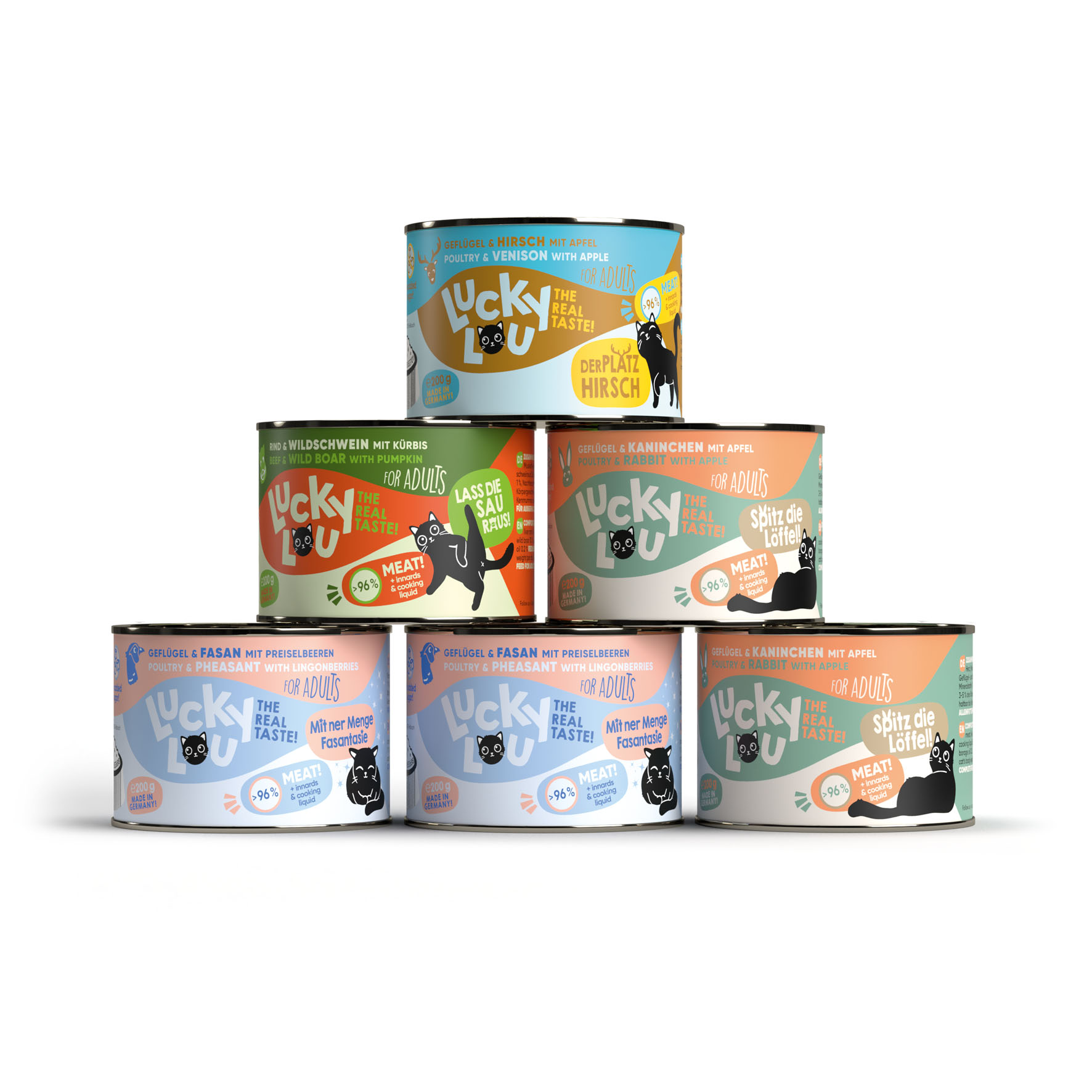 Lucky Lou Adult Wild-Mix, 6x200g