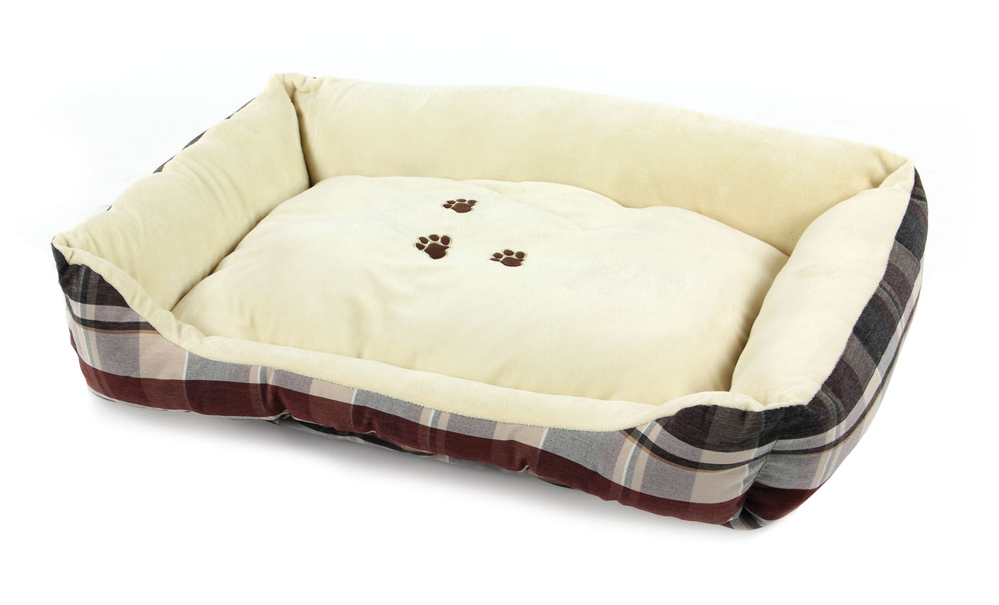 swisspet lit doux pour chiens Carré Plus L, 86x57x7.8cm