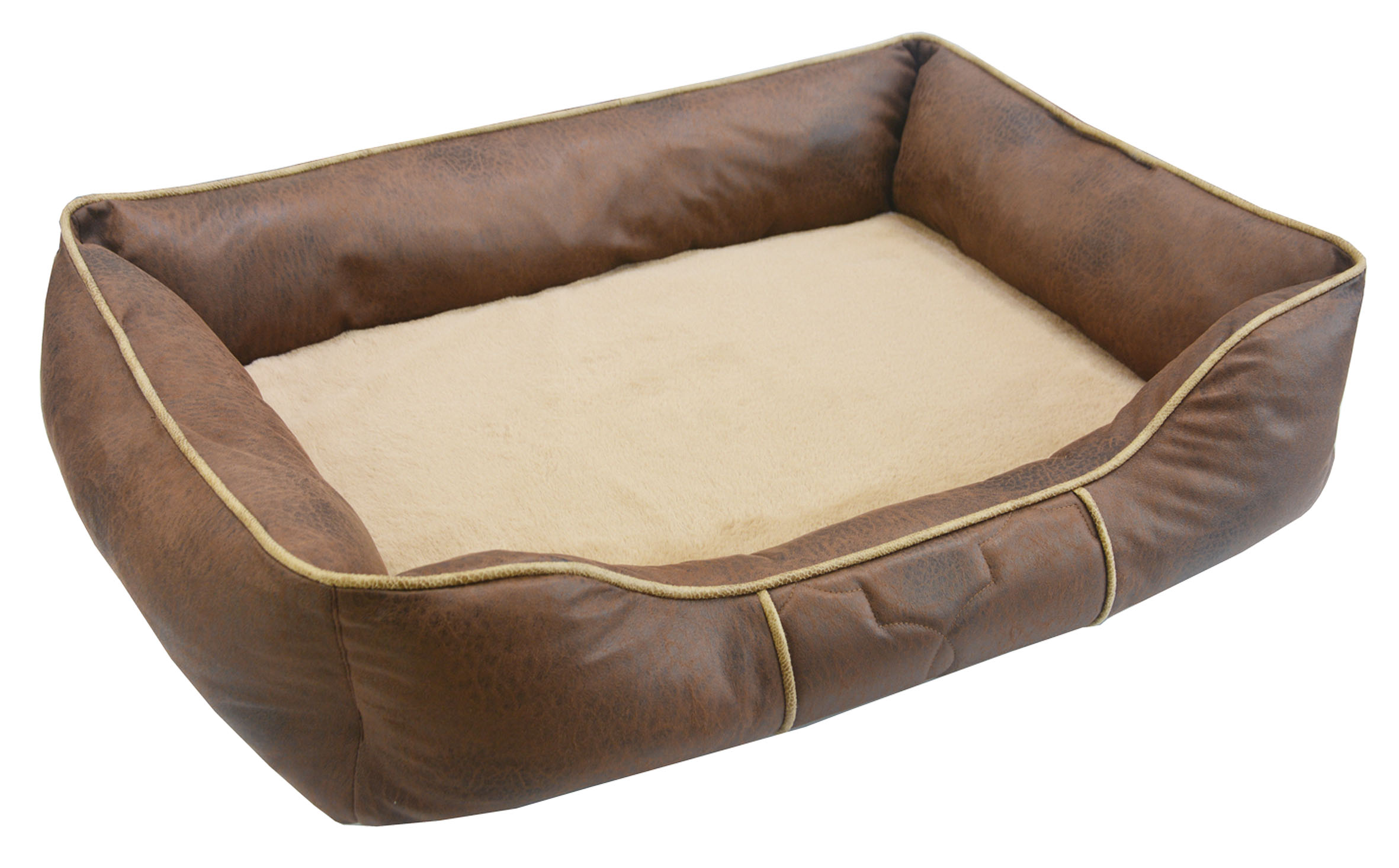 Gesundheits-Hundebett Novak, braun, Grösse L: 71x51x23cm