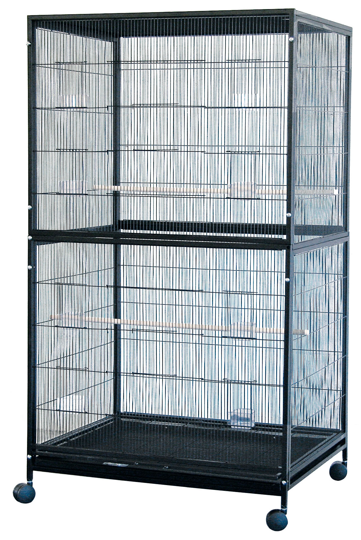 Flug Voliere Santiago 100x76x182cm, schwarz