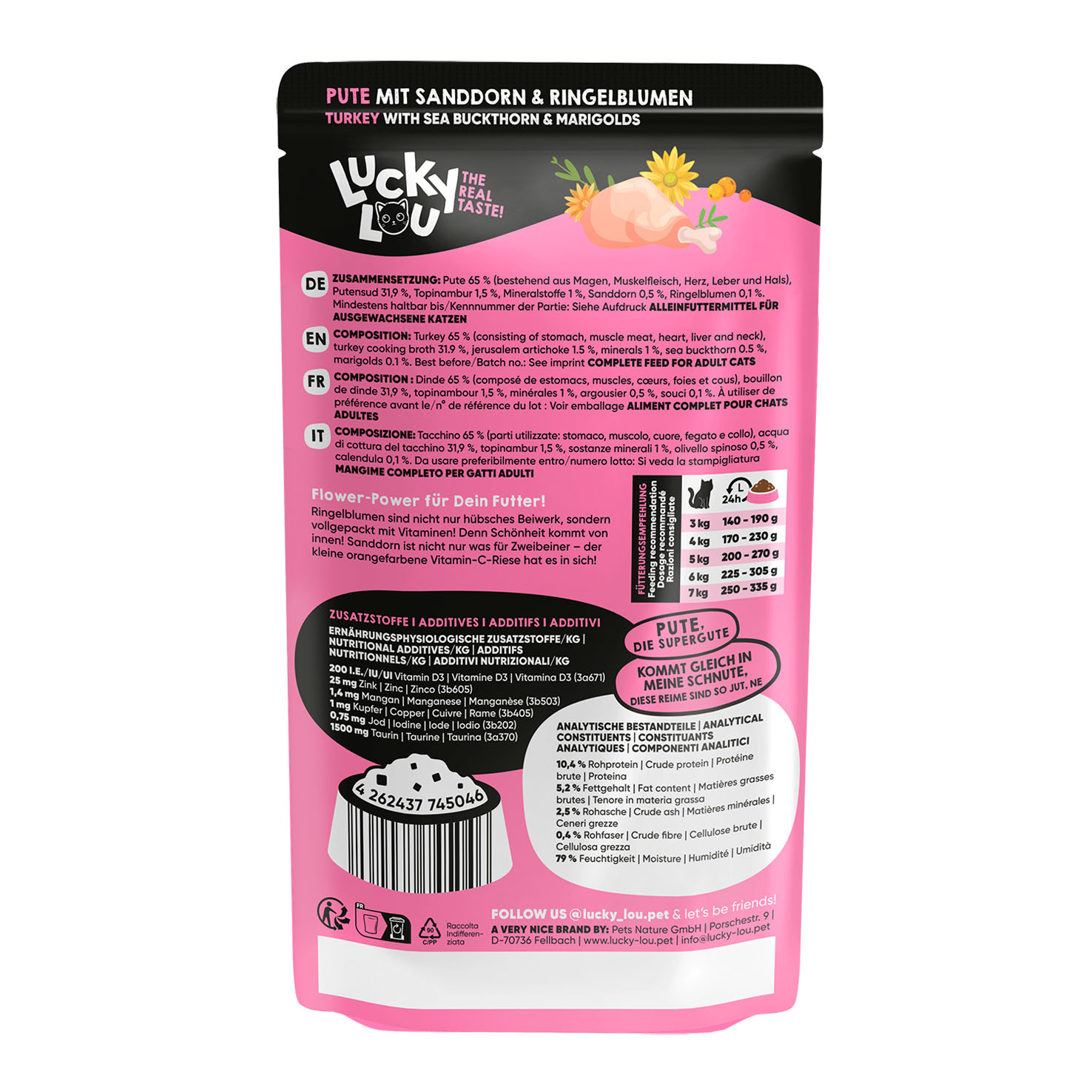 Lucky Lou SuperMono dinde 125g