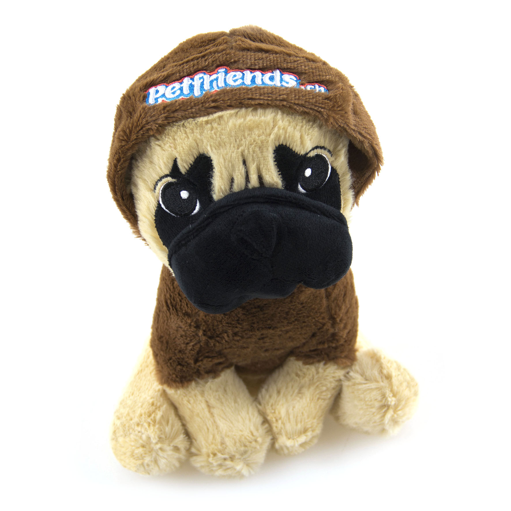  Petfriends-Plüschhund mit Hoodie, braun