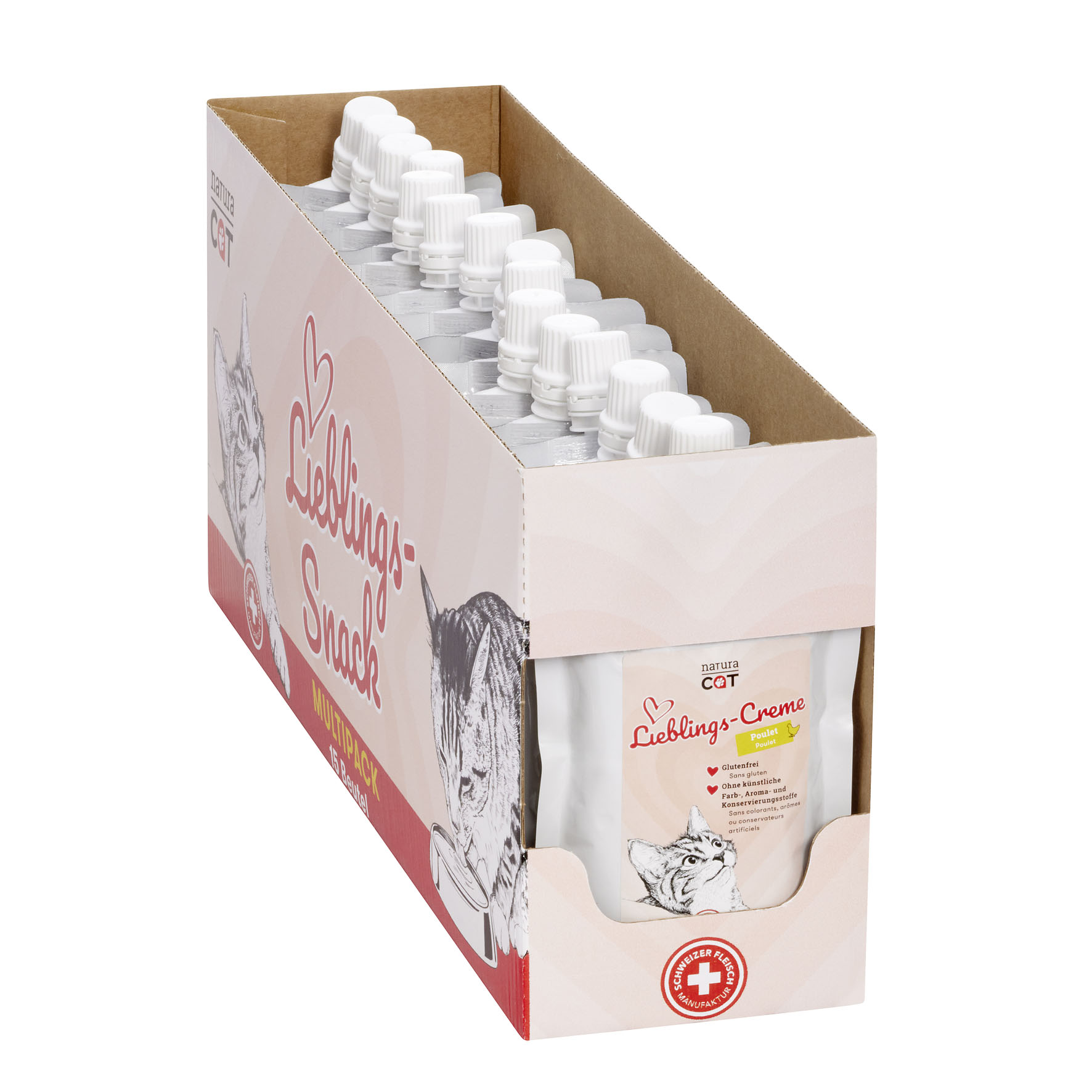 NaturaCat Lieblings-Creme Huhn, 100g