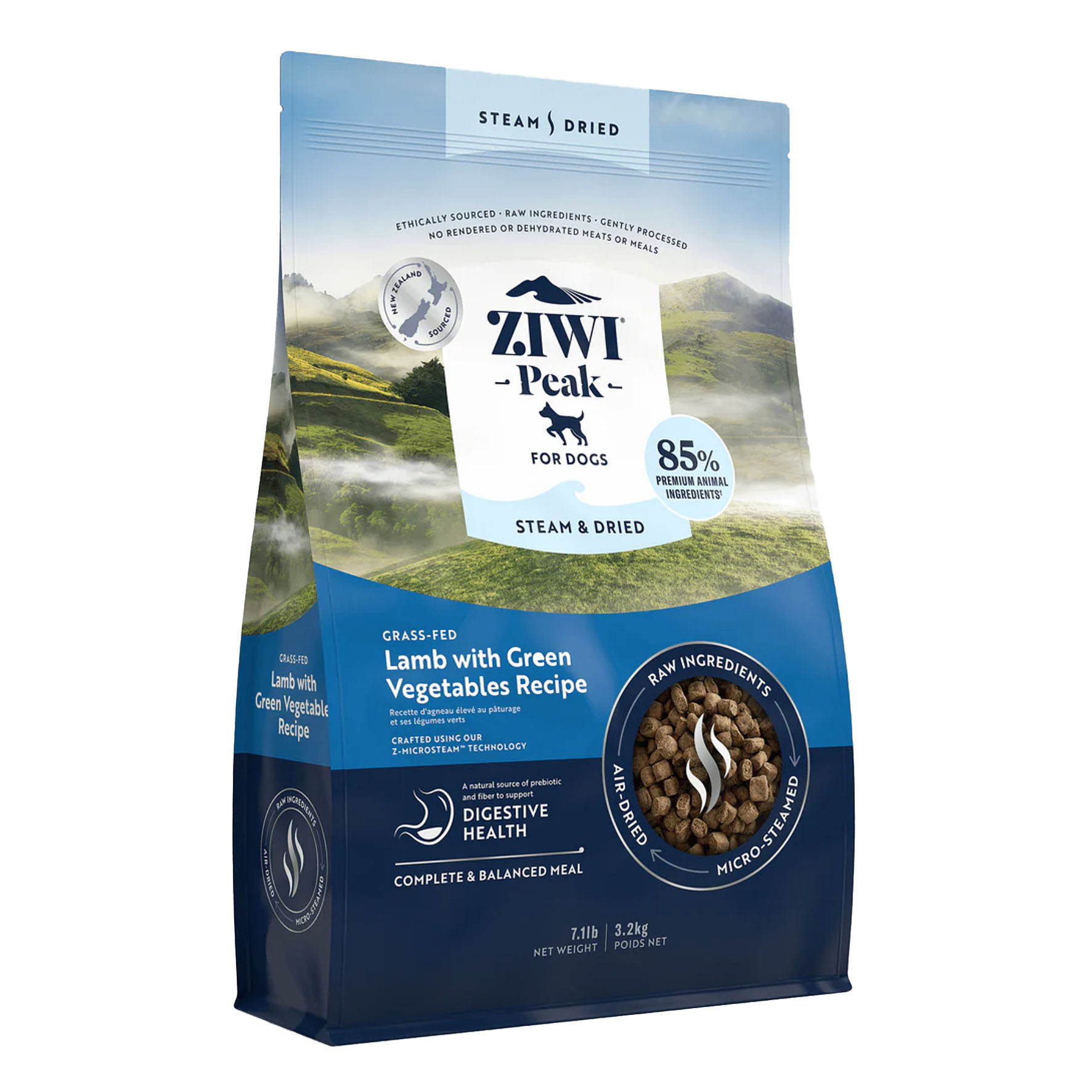ZIWI Steam&Dried Lamm&Gemüse, 3.2Kg
