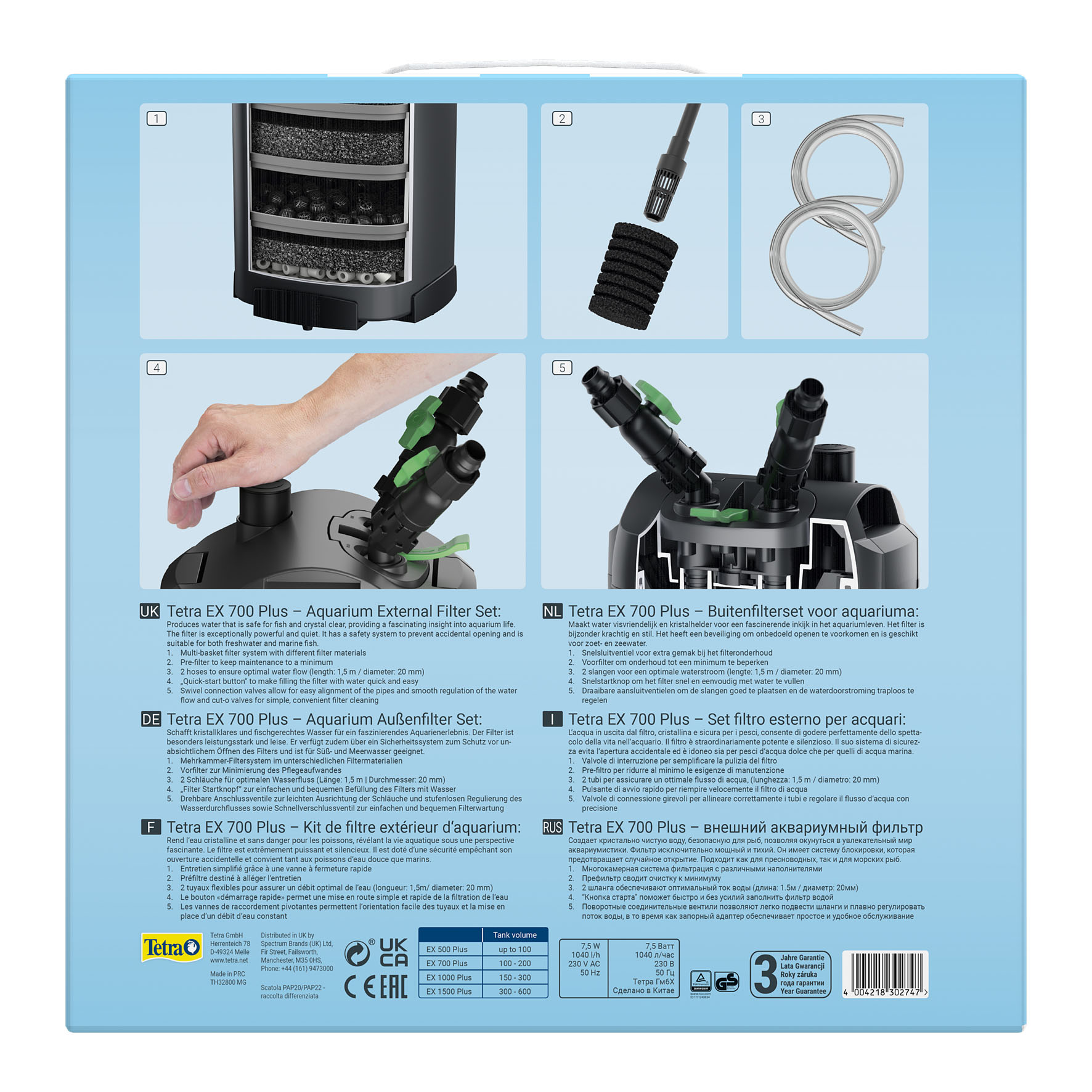 Tetra EX 700 Plus Aussenfilter