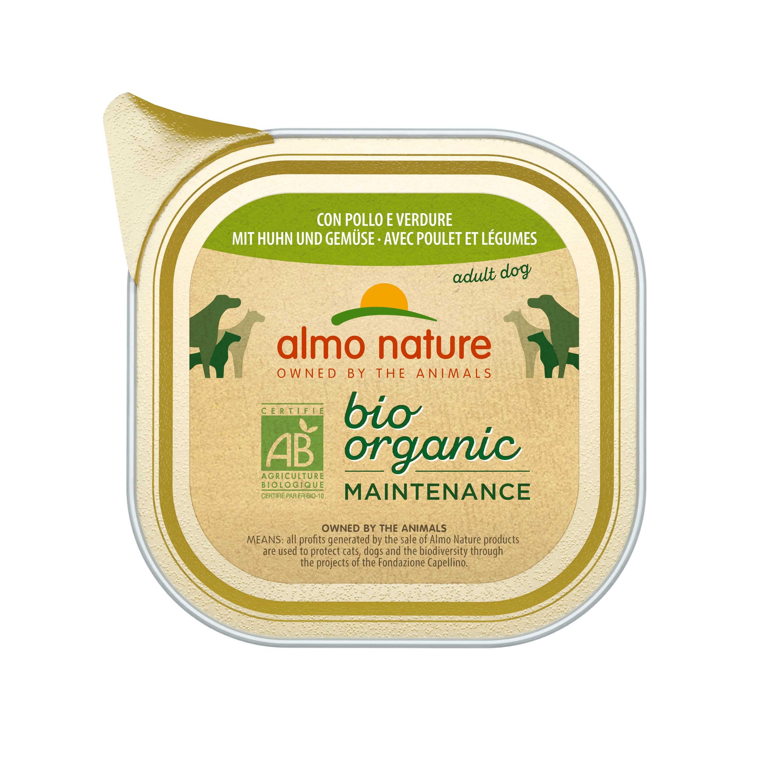 Almo BioOrganics Huhn & Gemüse, 100g Almo BioOrganics Huhn & Gemüse, 100g