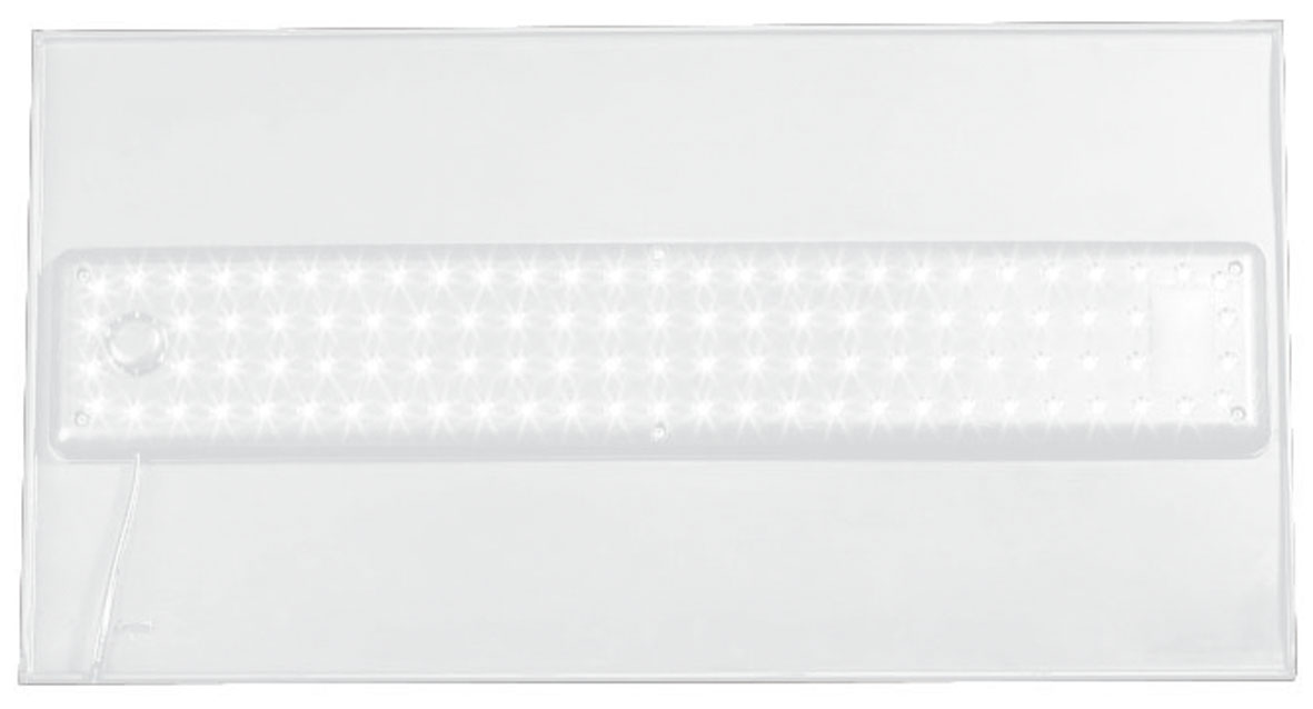 Ersatz Abdeckung mit LED-Panel, weiss