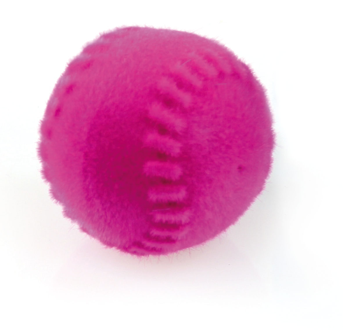swisspet Flocking Wave-Baseball, rose vif, ø6.5cm