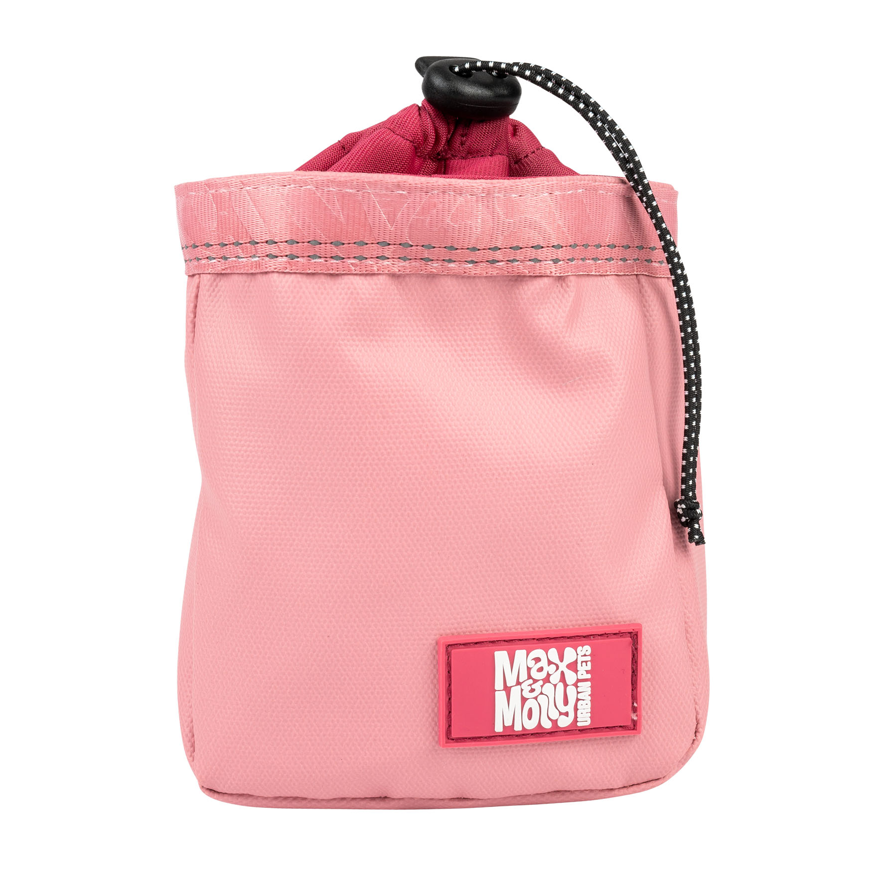 Max&Molly Leckerlitasche rosa, Breite:12cm Höhe:17cm