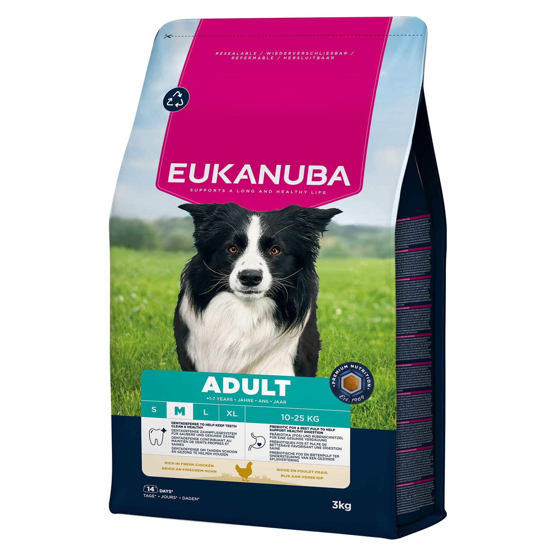 Eukanuba Adult Medium – Huhn, 3kg