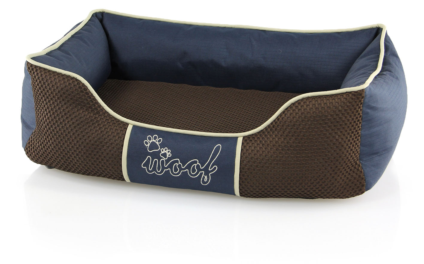 swisspet lit de santé Woof, taille M: 61x41x20cm, bleu