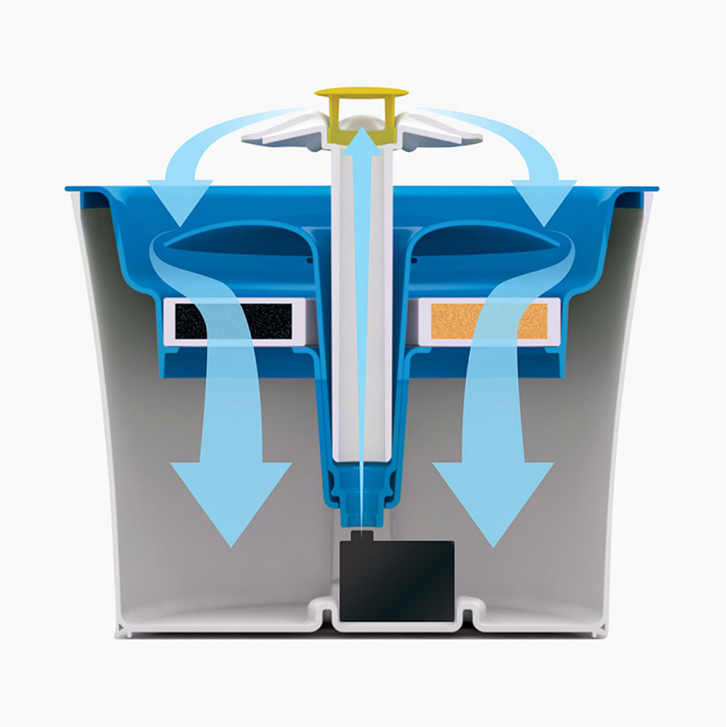 Catit 2.0 Flower Fountain, 3L avec lumière nocturne LED