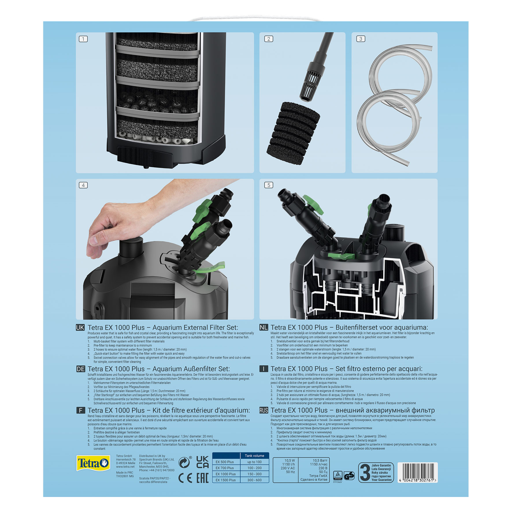 Tetra EX 1000 Plus Aussenfilter