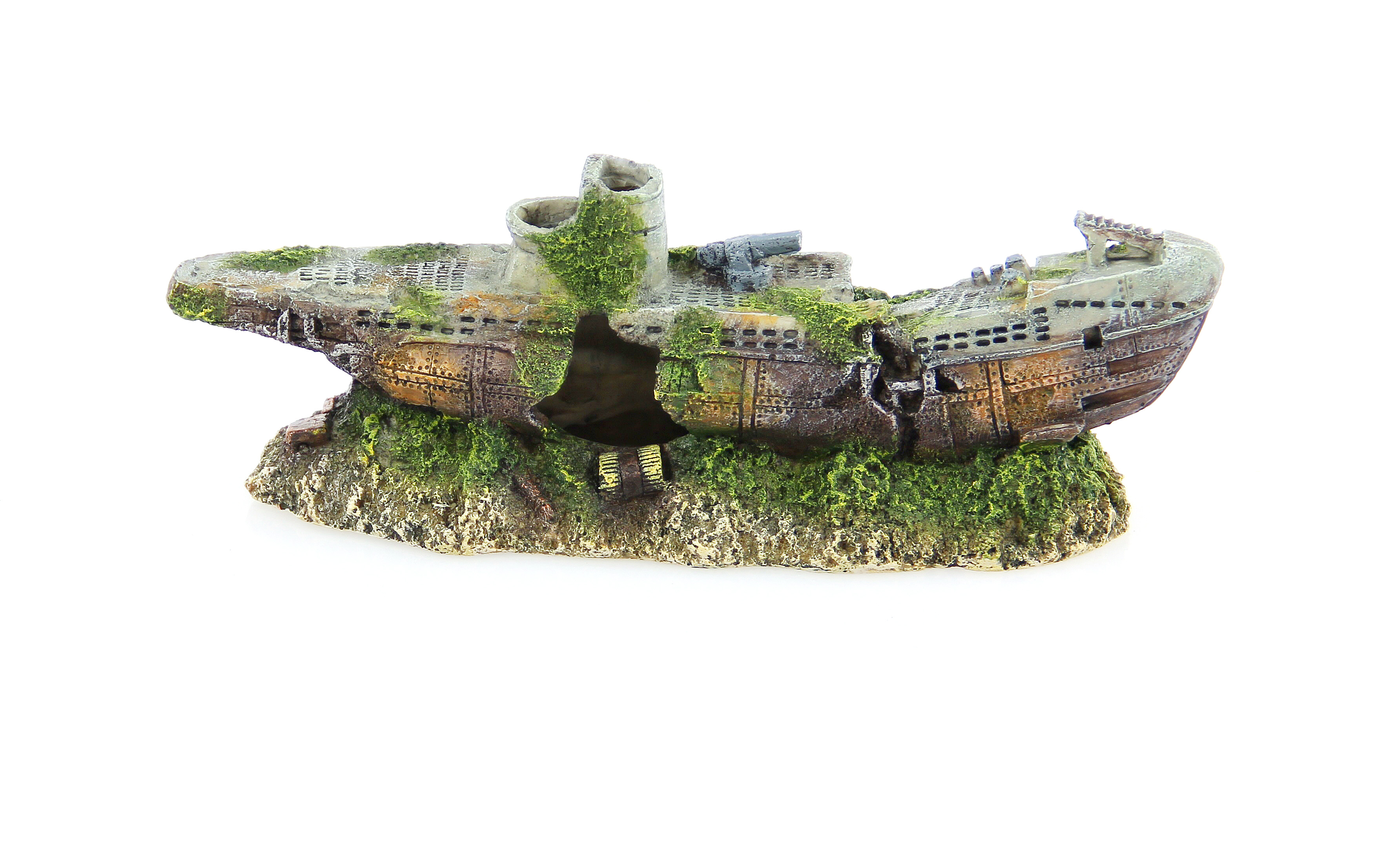 Schiffswrack KP012-3-061, 30.5x10.5x11cm Schiffswrack KP012-3-061, 30.5x10.5x11cm