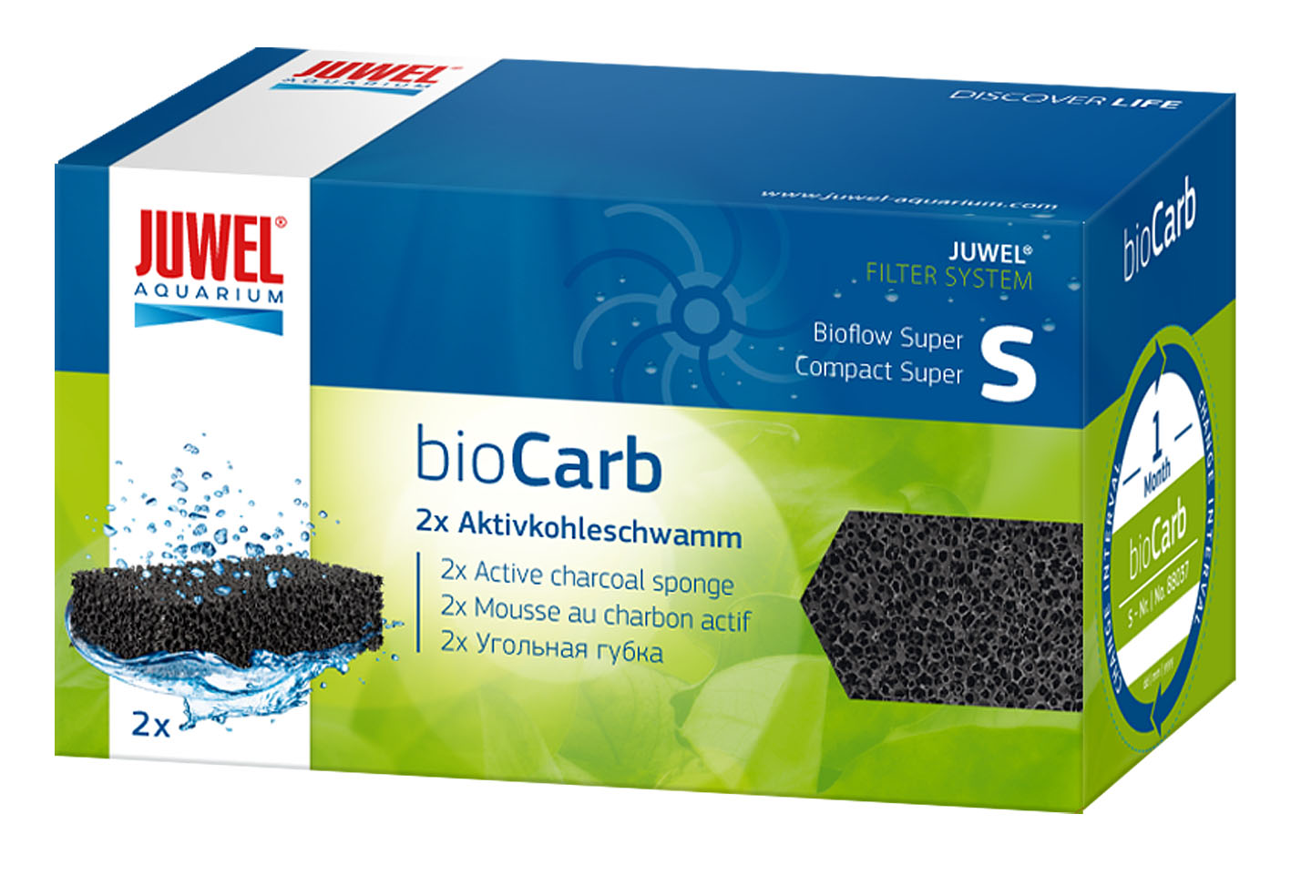 Juwel Kohleschwamm BioCarb Juwel Kohleschwamm BioCarb