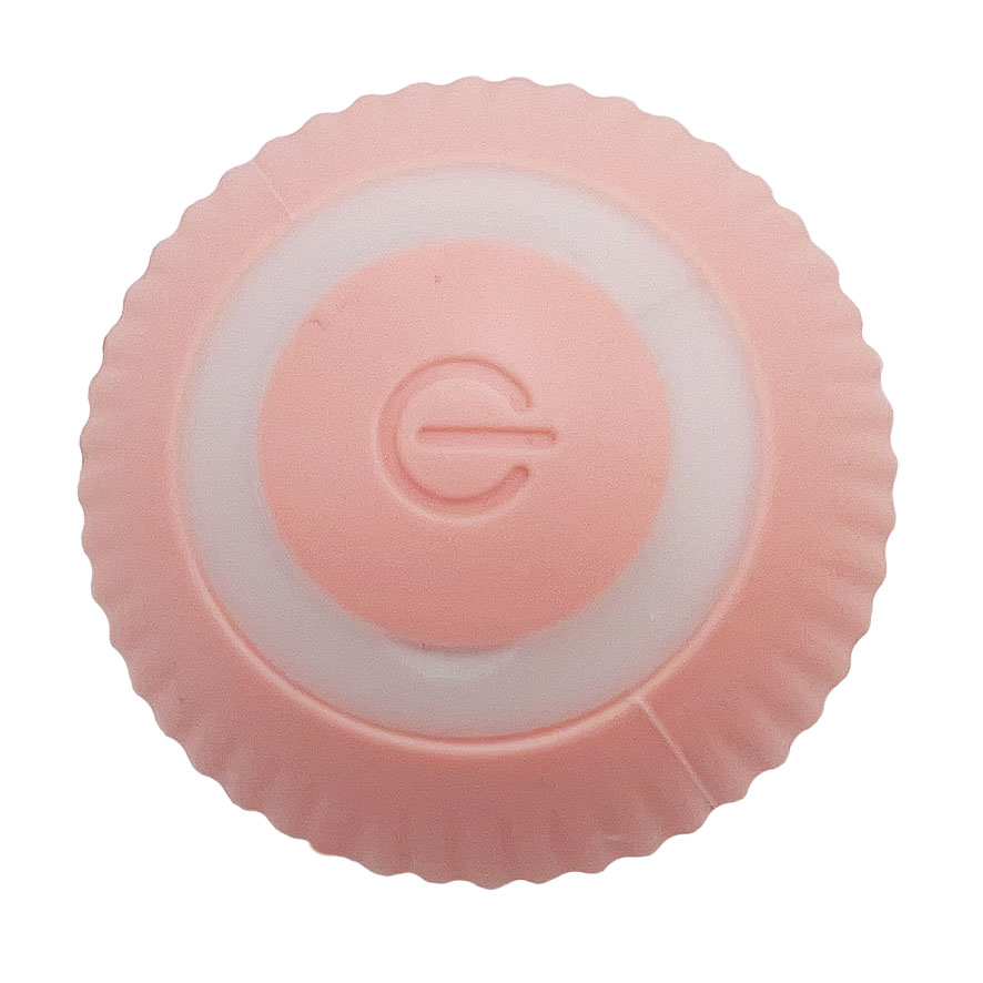 Balle à rotation pour chats, rose