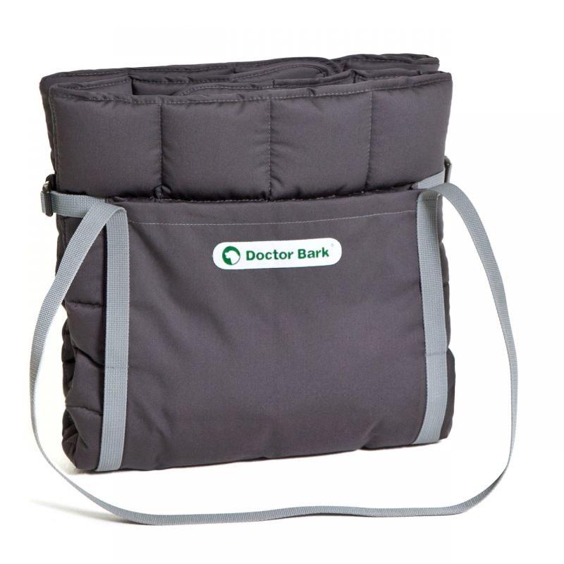 DoctorBark Reisedecke / Travel-Bag grau XL, Red Label ca. 125x105x2cm