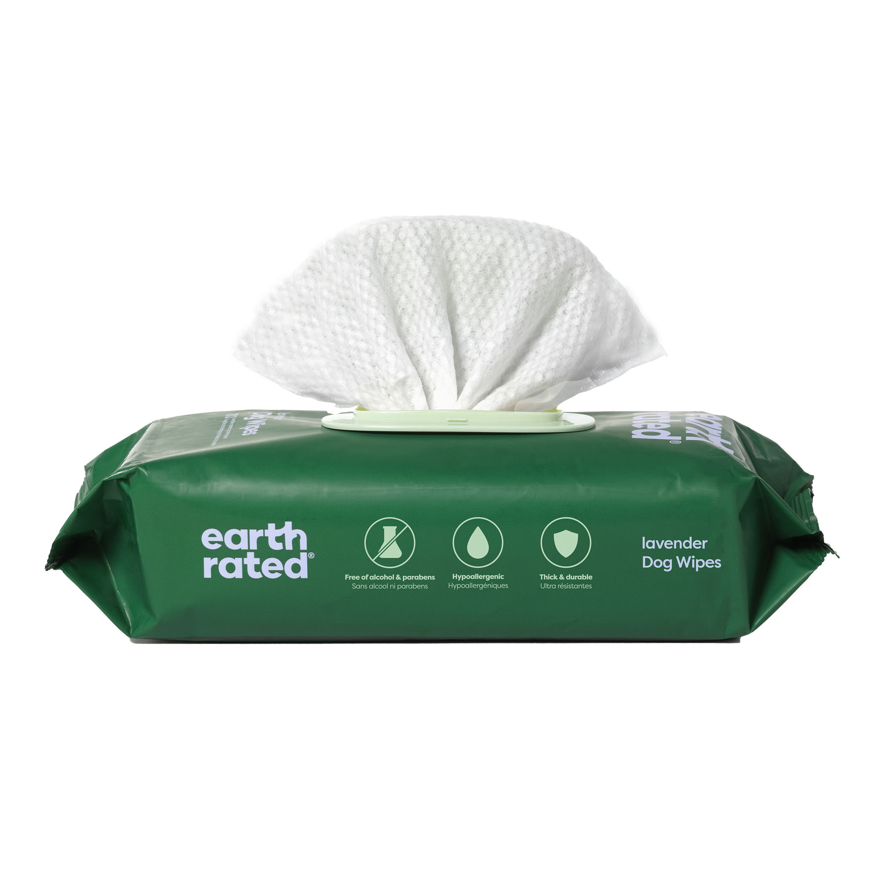 Earth Rated Lingettes humides, Lavande