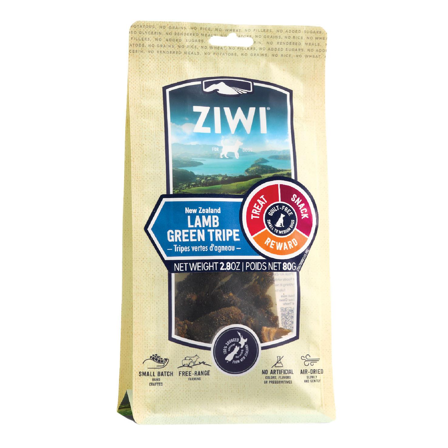 Ziwi Peak Treats Lamm-Pansenkutteln, 80g