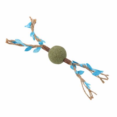 M-Pets Katzenspielzeug Branch, Blau, 18x3x3cm
