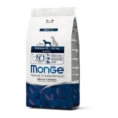 Monge Daily Line – Senior Medium Huhn