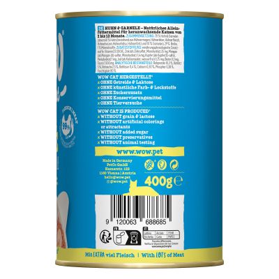 Junior Poulet & Crevettes, 400g