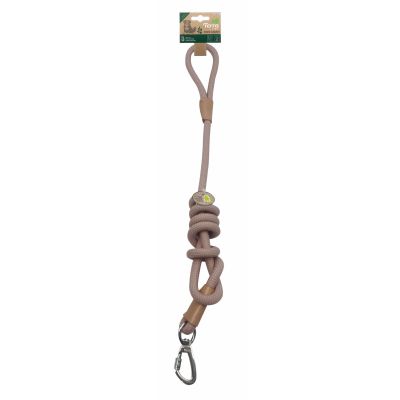 M-Pets Hundeleine + Sicherheitsschloss, rosa, 12mm/150cm