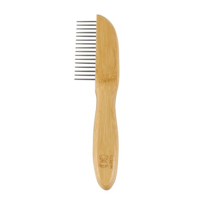 M-Pets Bambusbürste mit rotierenden Zähnen, 6.5 x 21.5cm