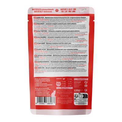WOW Adult Boeuf pur, 125g