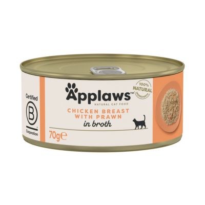 APPLAWS HÄHNCHENBRUST MIT GARNELEN IN BRÜHE, 70g