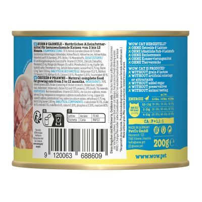 Junior Poulet & Crevettes, 200g