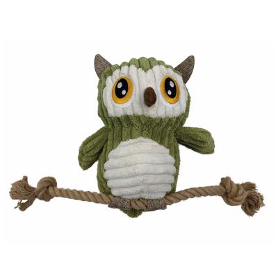 M-Pets Jouet pour chien Thor, blanc & vert, 30 x 13 x 7 cm