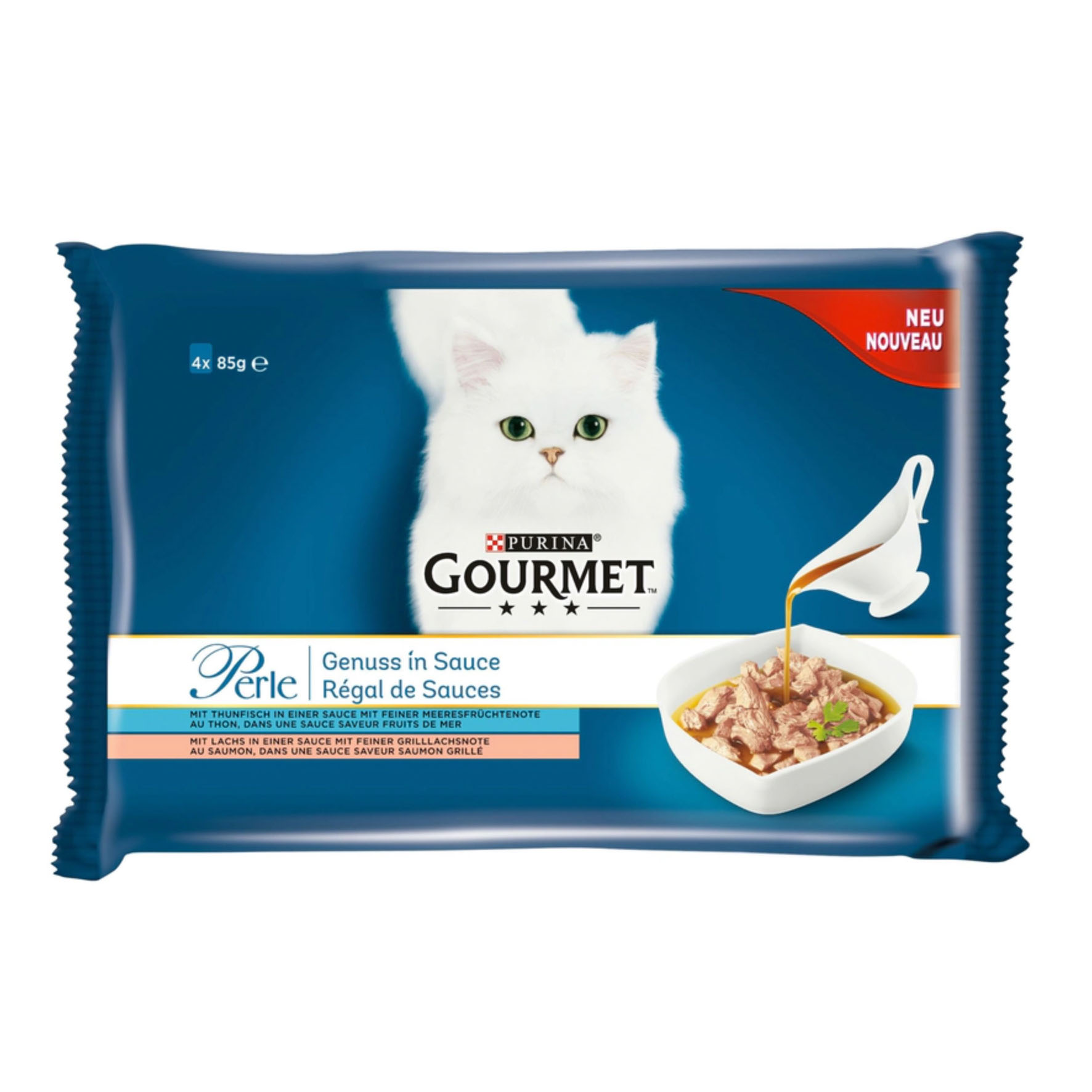 Gourmet Perle Genuss Sauce Fisch 4x85g