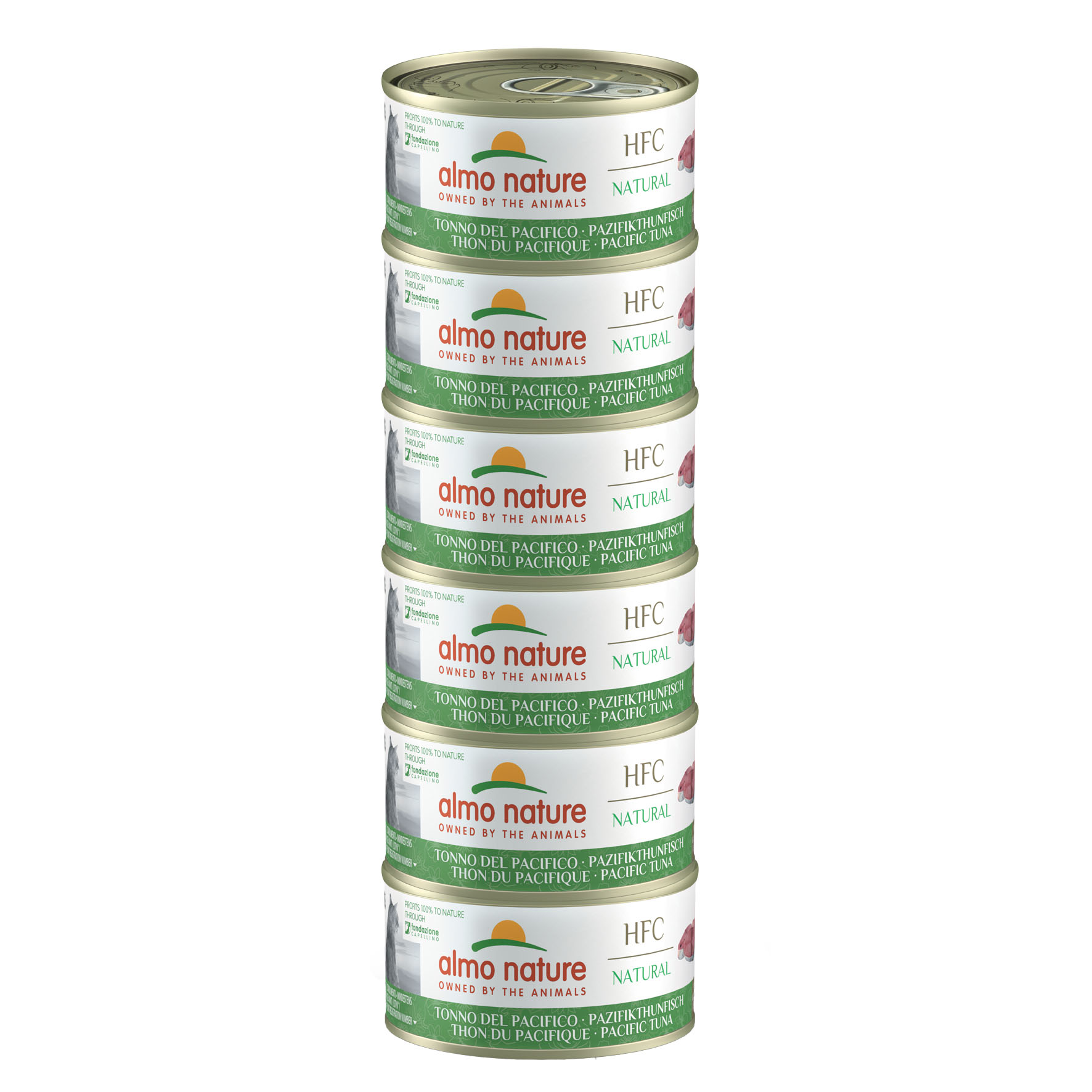 Almo HFC Natural Pazifikthunfisch Megapack 6x70g