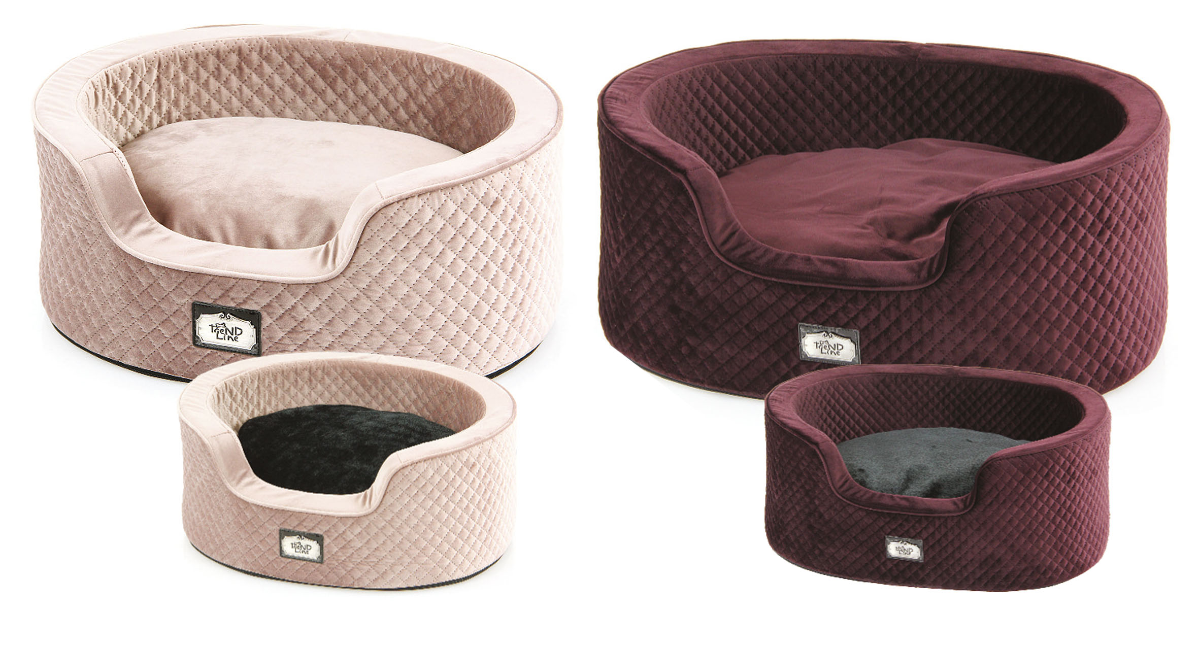 TrendLine Hunde- & Katzenbett Luton, oval