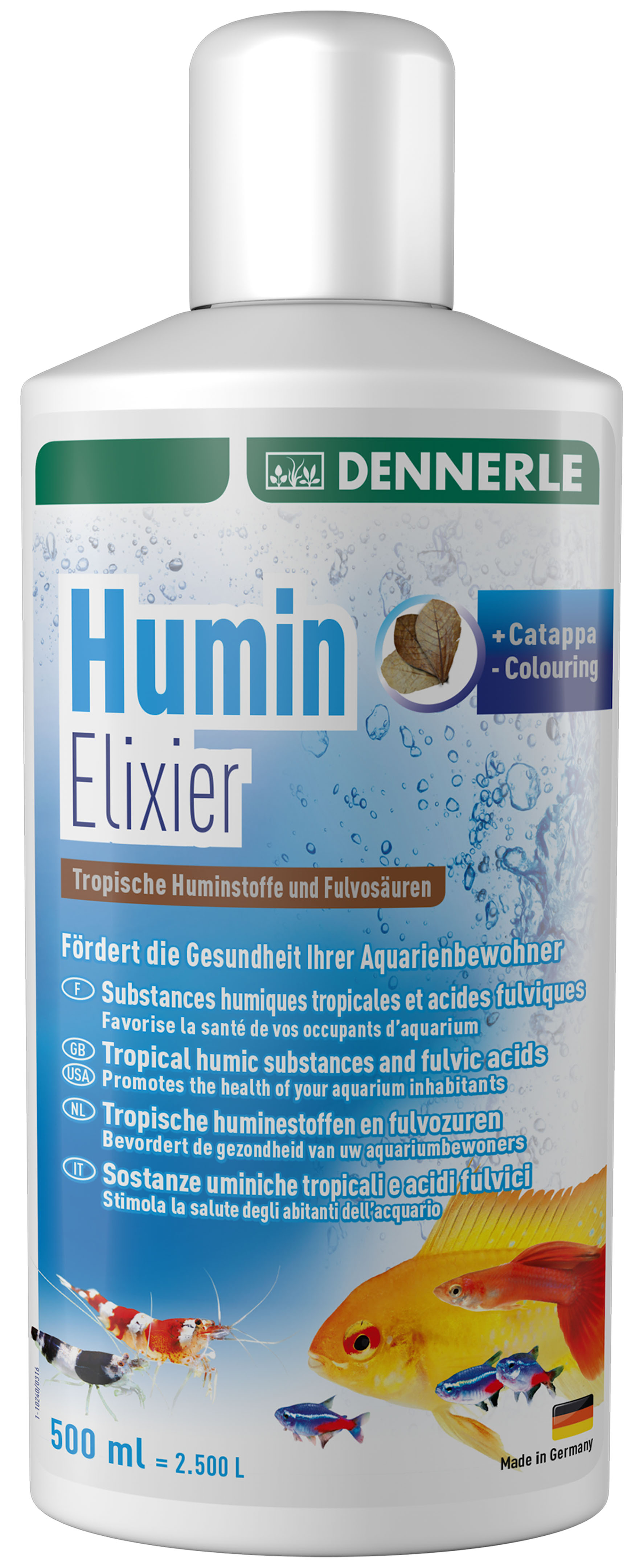 Dennerle Humin Elixier - condizionatore d'acqua tropicale