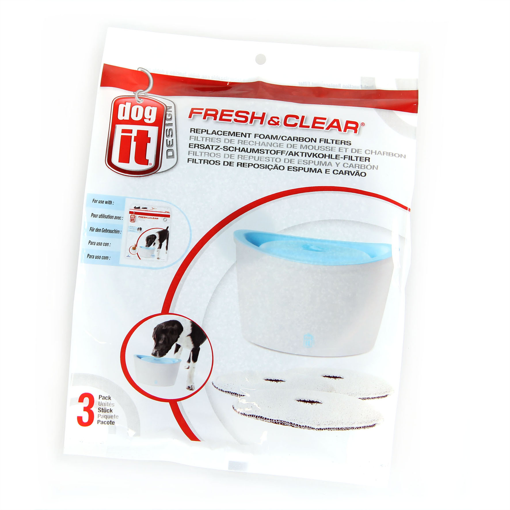 Dogit Ersatzreinigungsfilter, 3Stk.