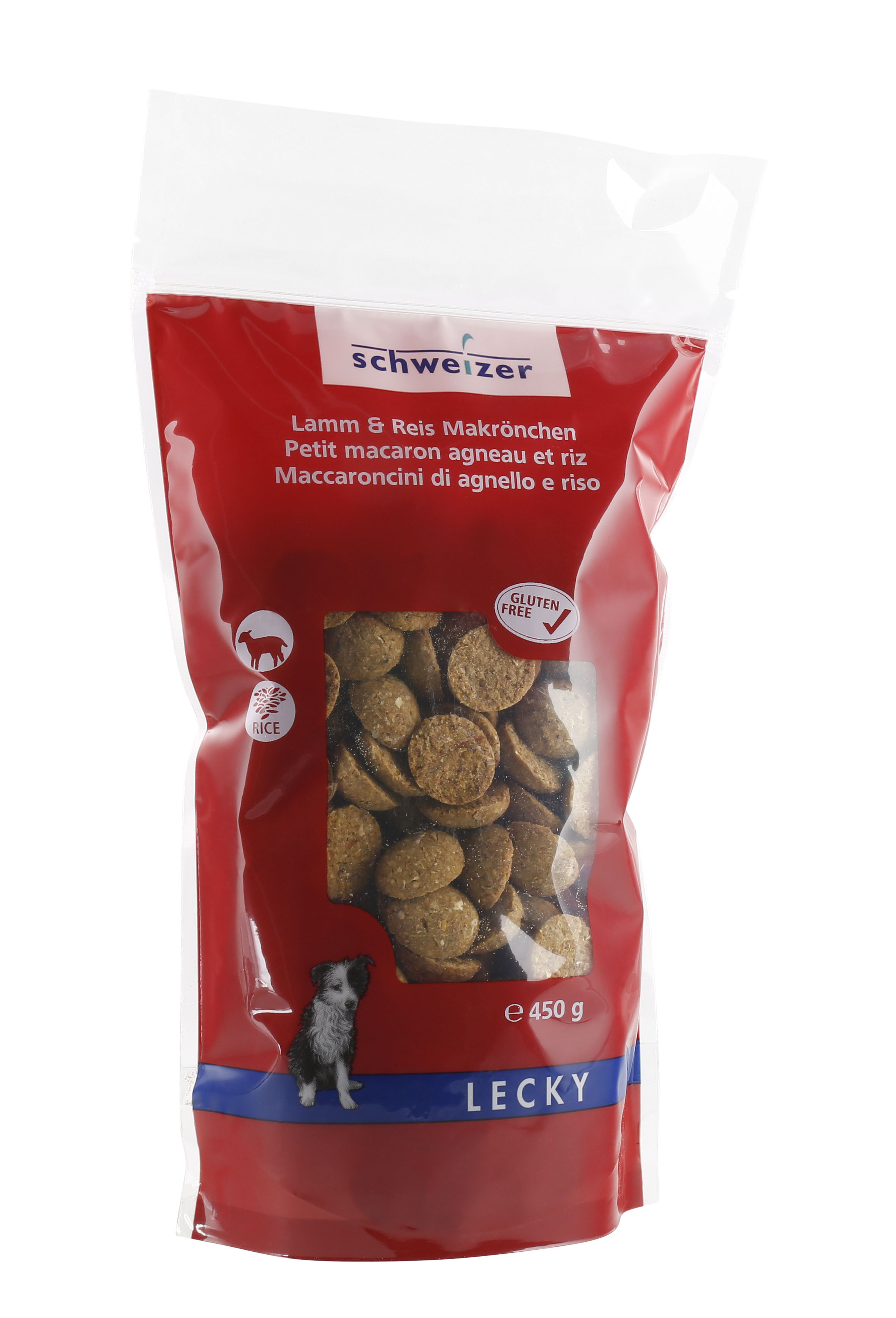 Lecky macaron agneau & riz, 450g