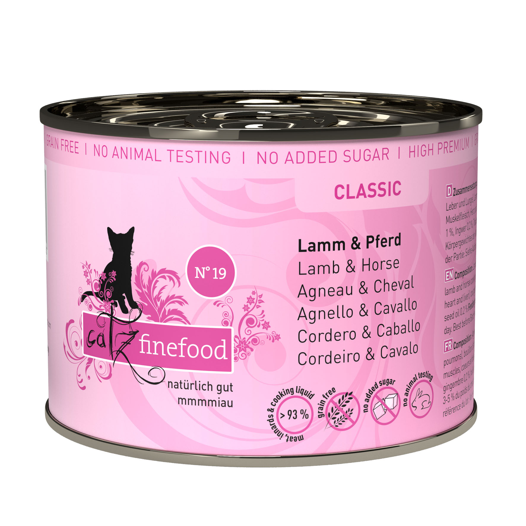 Catz Finefood No. 19 avec agneau & cheval, 200g