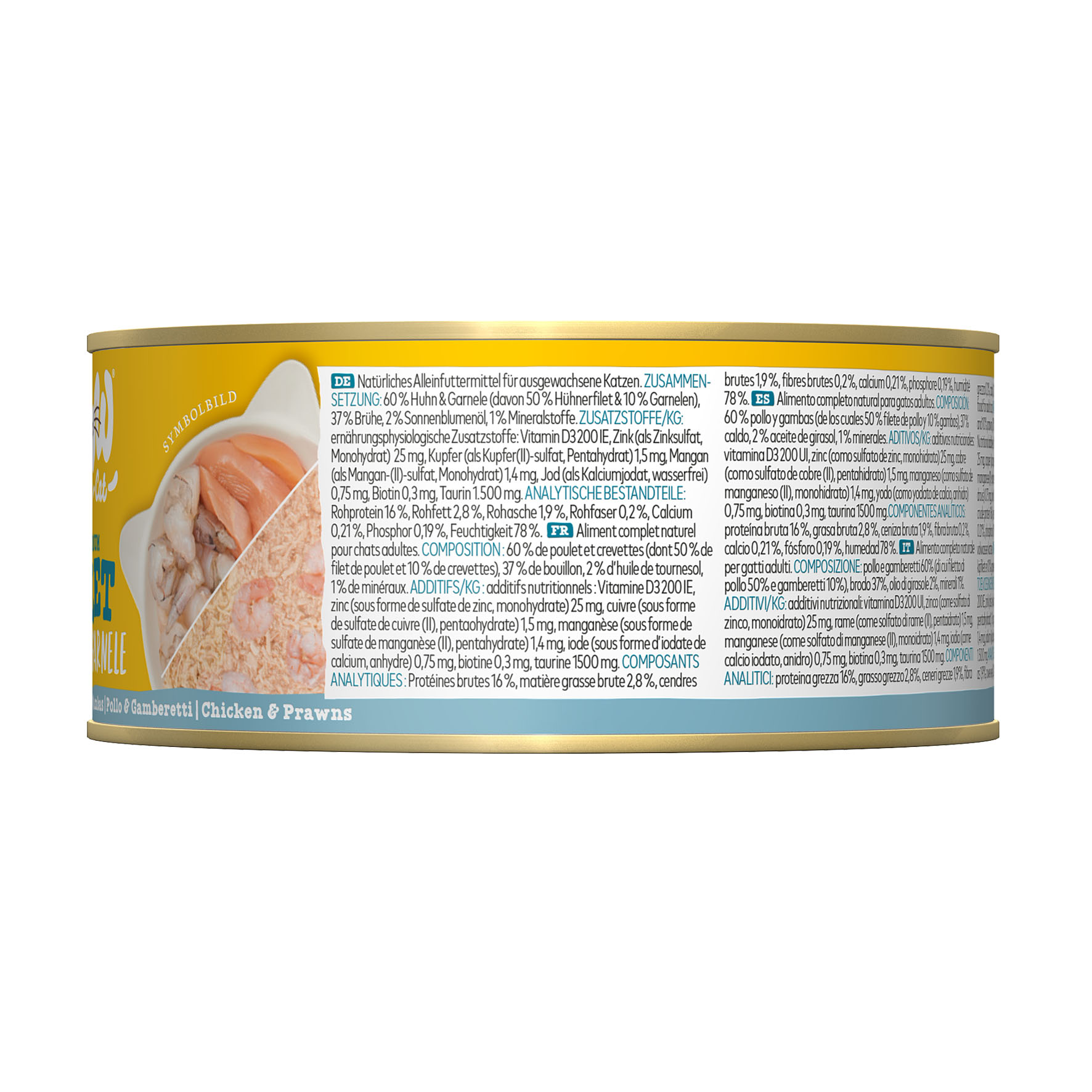 Filet de poulet & crevettes, 70g